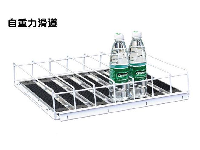 重力冰柜滑道理货让商品自动排前(图1)