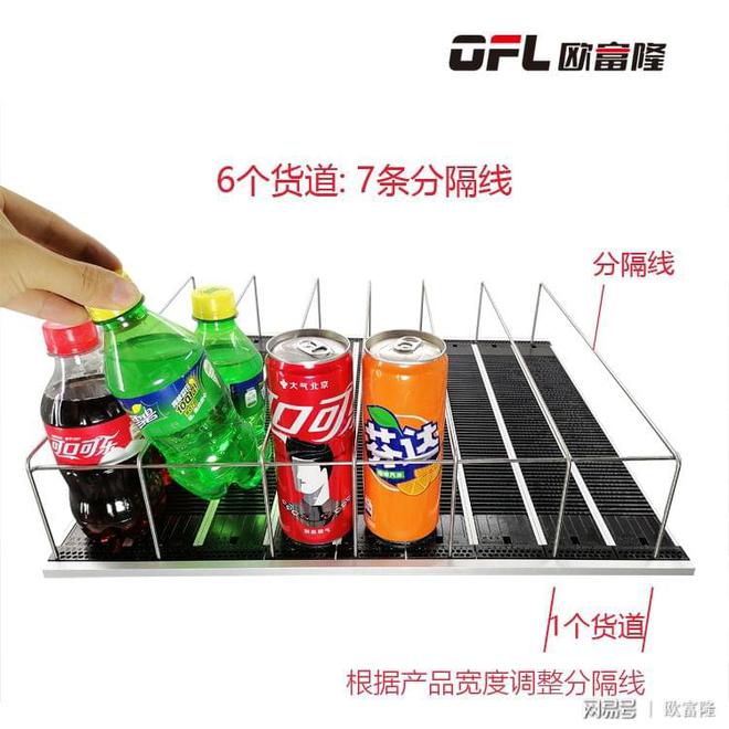 冰柜滑道层架助推饮料自动理货(图3)