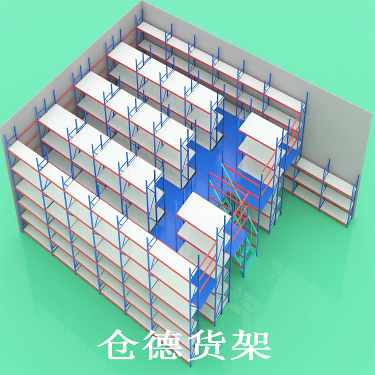 九游体育：仓德重力式货架重力式仓储货架大型厂家批发(图1)