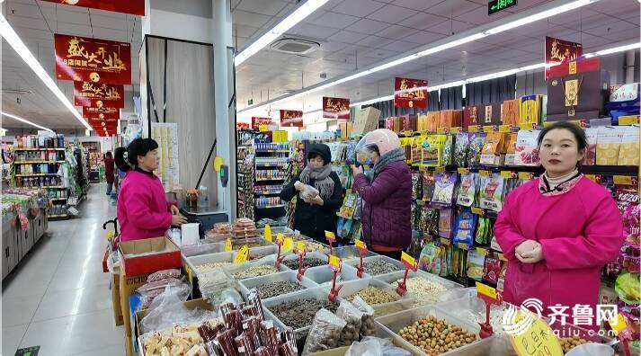 九游体育：潍坊昌乐：商超“火力全开”备年货保障“新春消费季”物资供应(图1)
