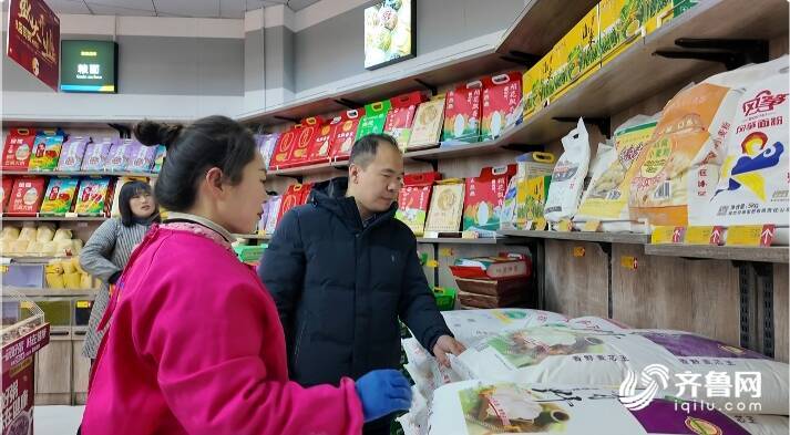 九游体育：潍坊昌乐：商超“火力全开”备年货保障“新春消费季”物资供应(图2)