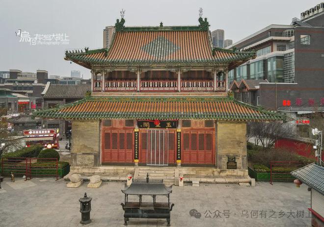 南开区玉皇阁：天津市区现存年代最早、规格最高的木结构建筑(图1)
