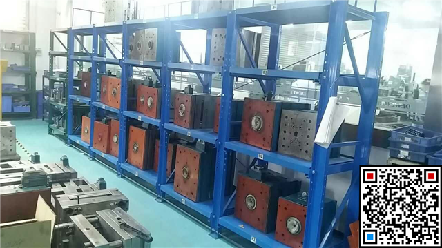 抽屉式模具存放架、带天车模具储存架、全开式重型架生产厂家(图1)